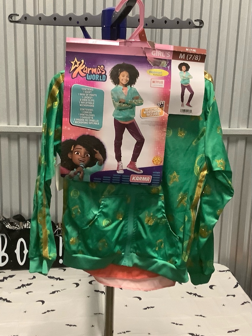 Karms’s world Green & Gold Girls Halloween ' Costume size medium (7/8)